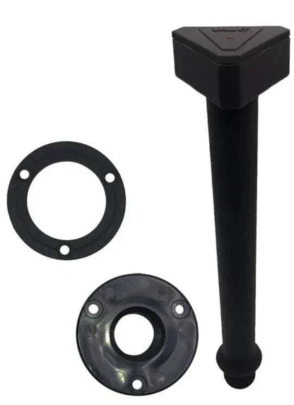 Seaview Global Vault Pro center drain plug, marine equipment, black rubber plug for boat drainage system