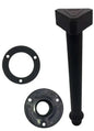 Seaview Global Vault Pro center drain plug, marine equipment, black rubber plug for boat drainage system
