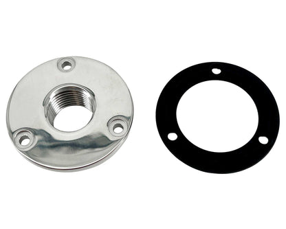 Seaview Global Vault Pro Center Drain Plug made of stainless steel, designed for boat drainage systems.