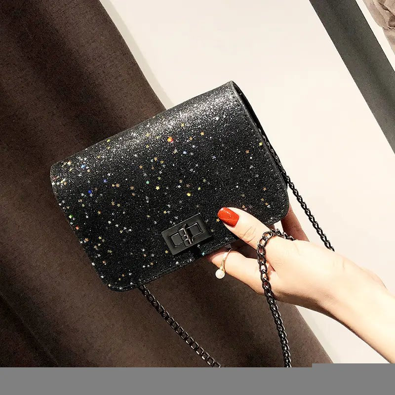 Sequin Shoulder Crossbody Bag.