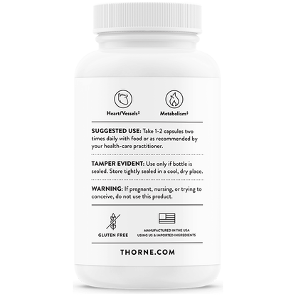 Thorne Berberine Dietary Supplement 1000 mg 60 Capsules