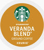 KupofK Coffee Starbucks Veranda Blend Keurig K-cups for coffee brewing, featuring light roast coffee pods in a resealable package.