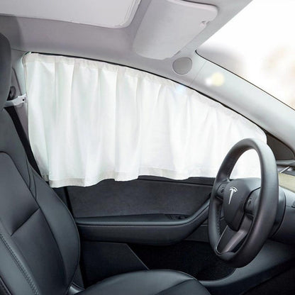 Set of four Tesery Tesla Model 3/Y side window sunshades, providing UV protection and privacy for car side windows.