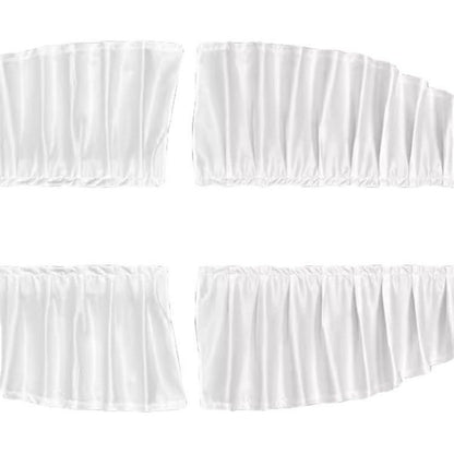 Set of four Tesla Model 3/Y side window sunshades by Tesery, designed to block sunlight and reduce interior heat.