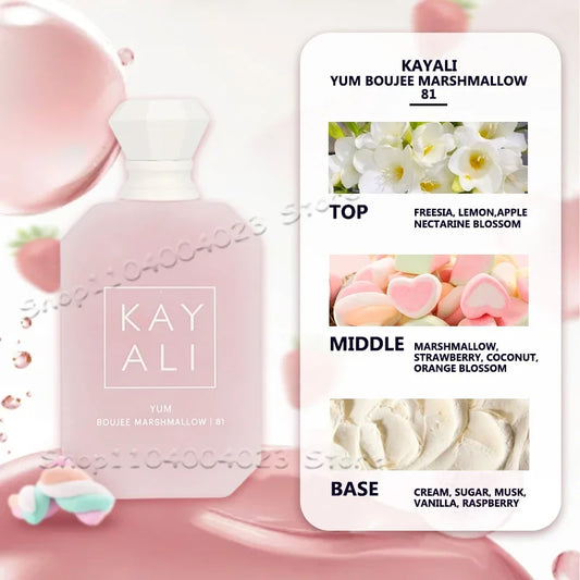 Silcy Skin 100ML Kayali EDP Intense spray bottle with sweet fruity floral warm woody scent for unisex perfume.