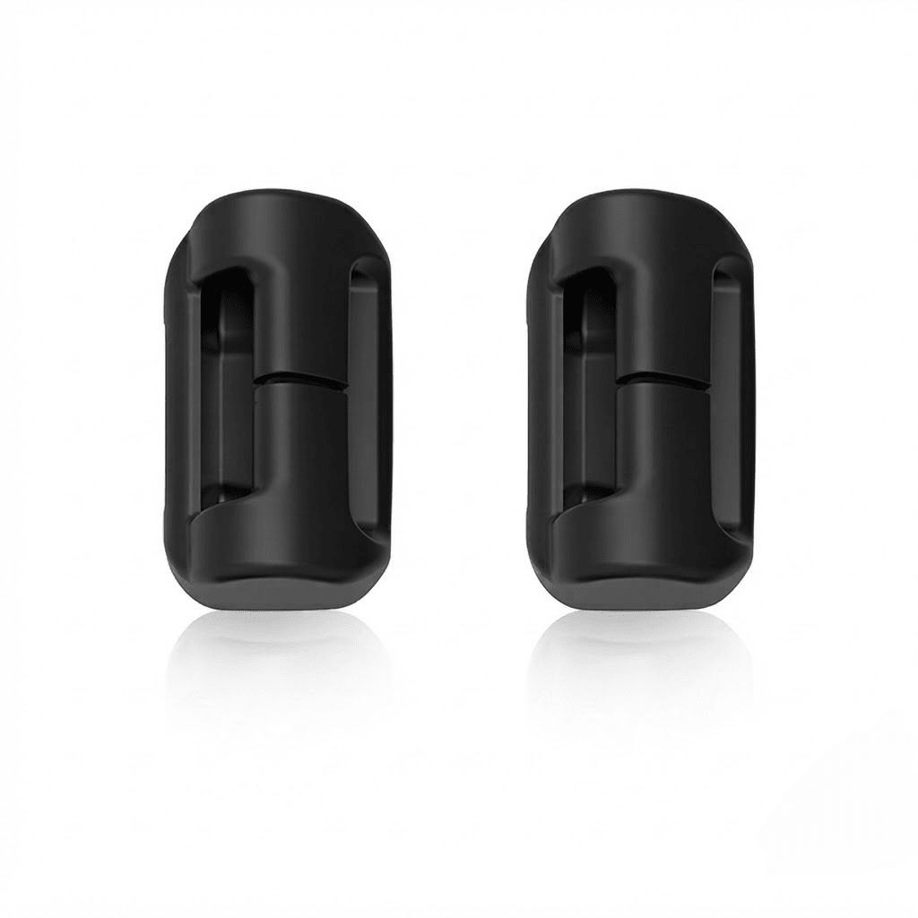 Silicone seat belt buckle cover set for Tesla Model Y Juniper and Model 3 Highland, protects and covers seat belt buckles.