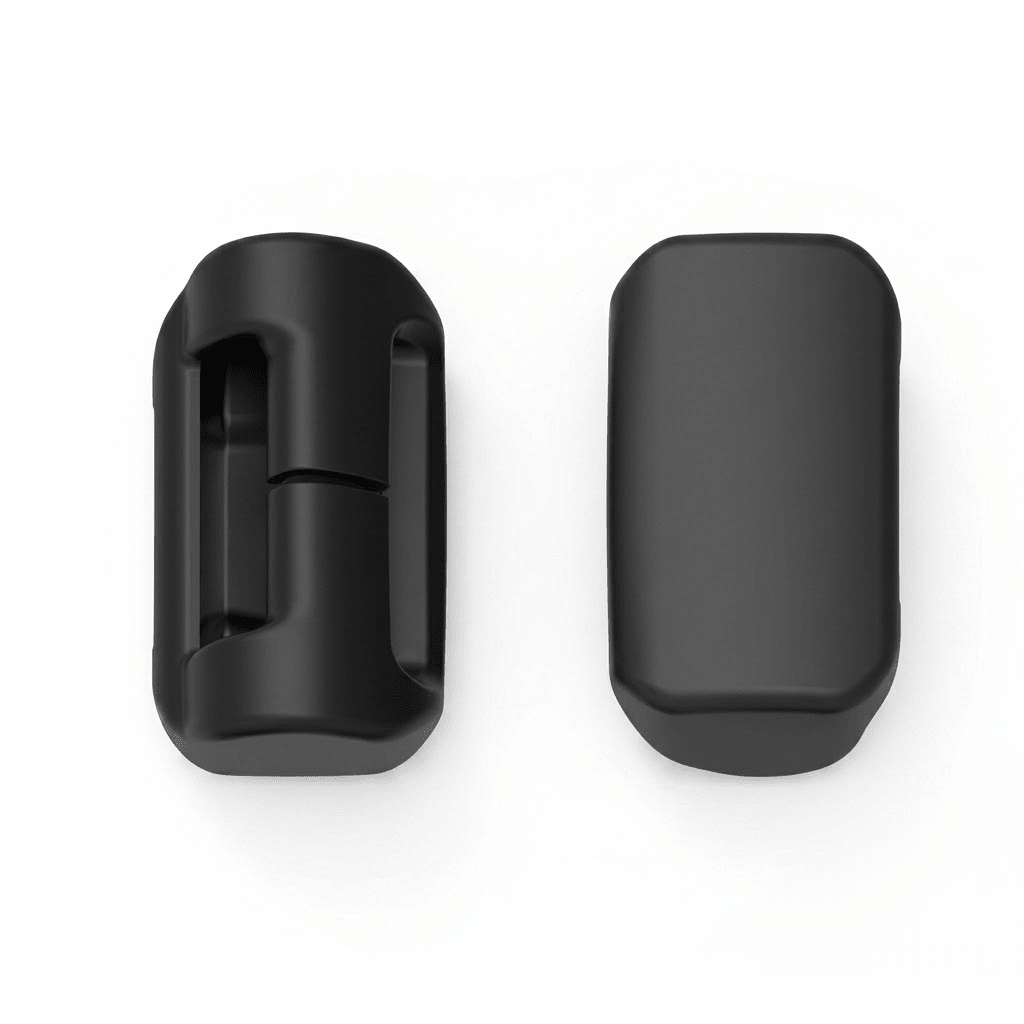 Silicone seat belt buckle cover set for Tesla Model Y Juniper and Model 3 Highland, protects and covers seat belt buckles.