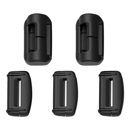 Silicone seat belt buckle cover set for Tesla Model Y Juniper and Model 3 Highland, protecting and covering the buckle area.