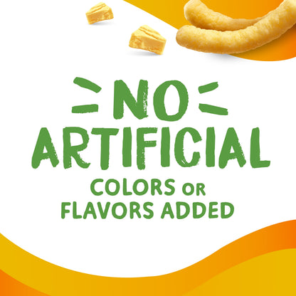 Assorted bags of Simply Cheetos Puffs White Cheddar Cheese Flavored Snack Chips, 0.875 oz, 36-pack multipack.