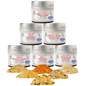 Gustus Vitae Six Elements of Flavor seasoning set featuring six different spice jars in a gift collection.