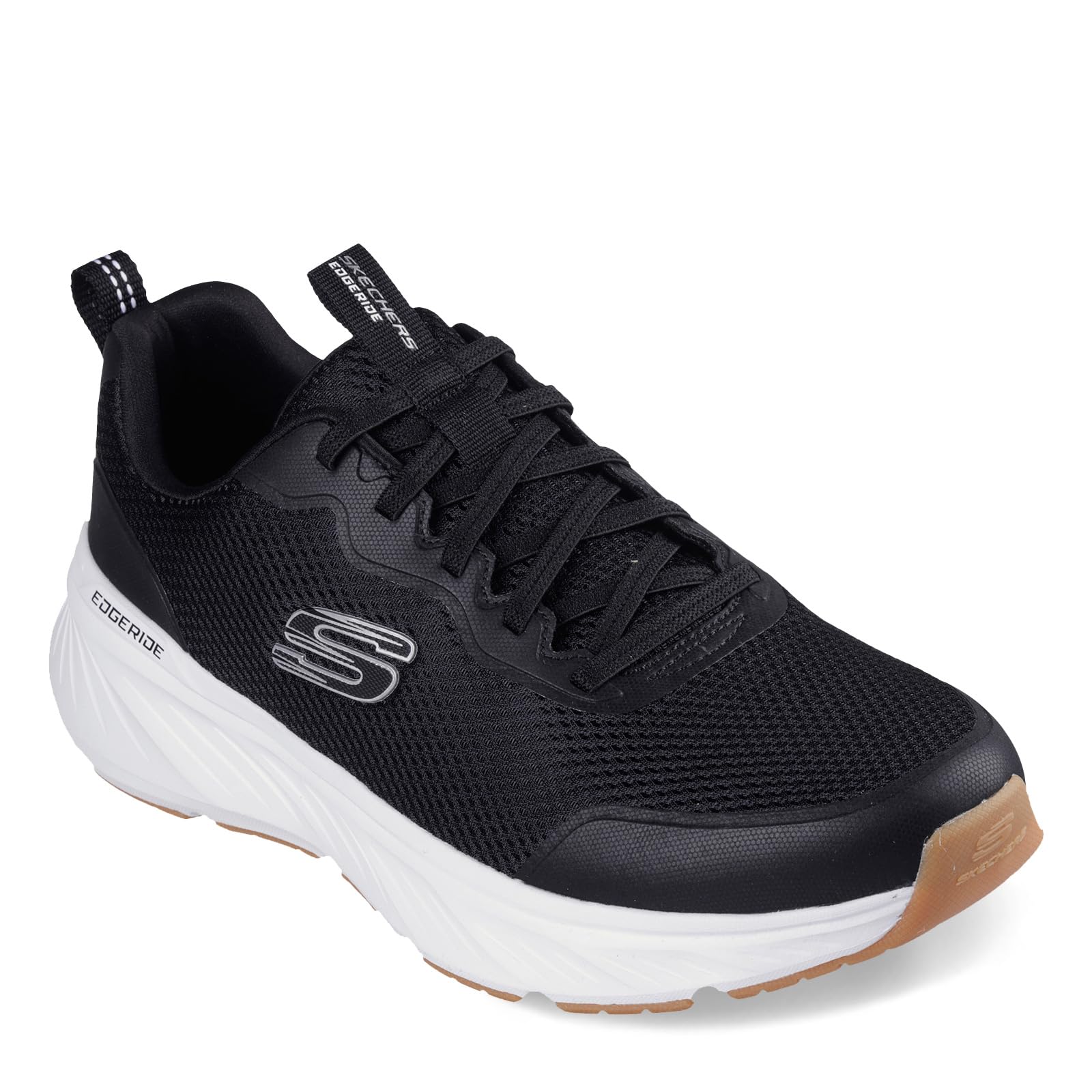 Skechers Mens Relaxed Fit: Edgeride - Rekze Sneaker Black/White - BACKUPMYFILESNOW