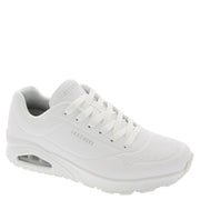 Skechers Mens Uno - Stand On Air Sneaker White/White 12 Wide - BACKUPMYFILESNOW