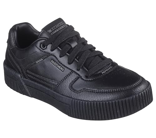 Skechers Womens Jade - Too Easy Sneaker Black/Black 8 - BACKUPMYFILESNOW