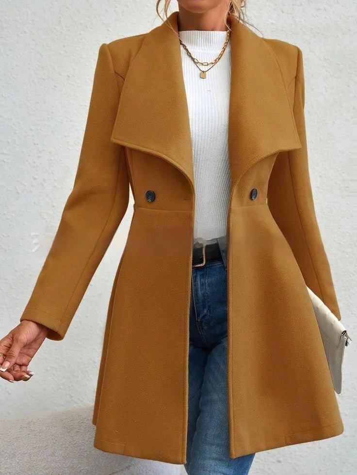 Slim Fit Fashion Coat - BACKUPMYFILESNOW