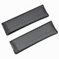 Pair of Tesery Tesla Model 3/Y rear vent covers, snap-in dust covers for protection and improved airflow.