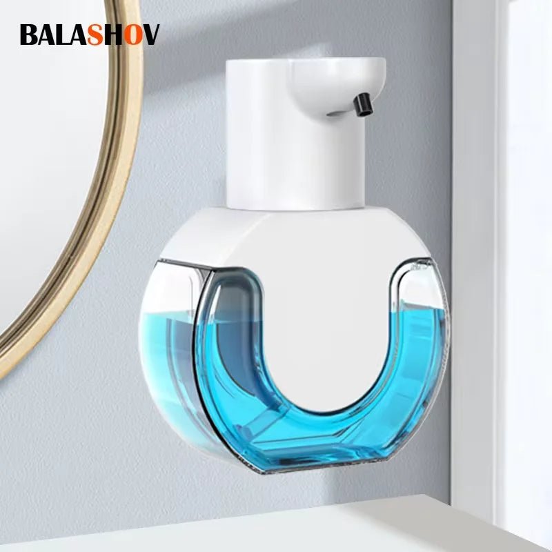 Soap Dispensers Touchless Automatic Foam Bathroom Smart Washing Hand Machine with USB Charging White High Quality ABS Material - BACKUPMYFILESNOW