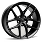 Set of four Tesla Model Y/S performance alloy rims by Tesery Official Store, showcasing sleek wheel design for electric vehicles.