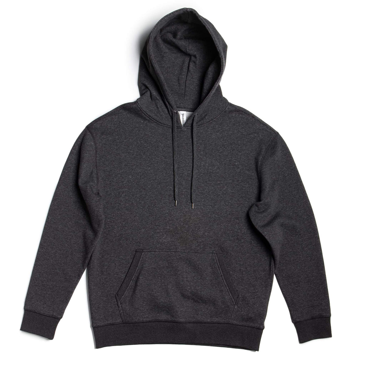 Black SpectraUSA heavyweight fleece hoodie in XS with a cozy, thick fabric and a classic hooded design.