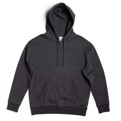 Black SpectraUSA heavyweight fleece hoodie in XS with a cozy, thick fabric and a classic hooded design.
