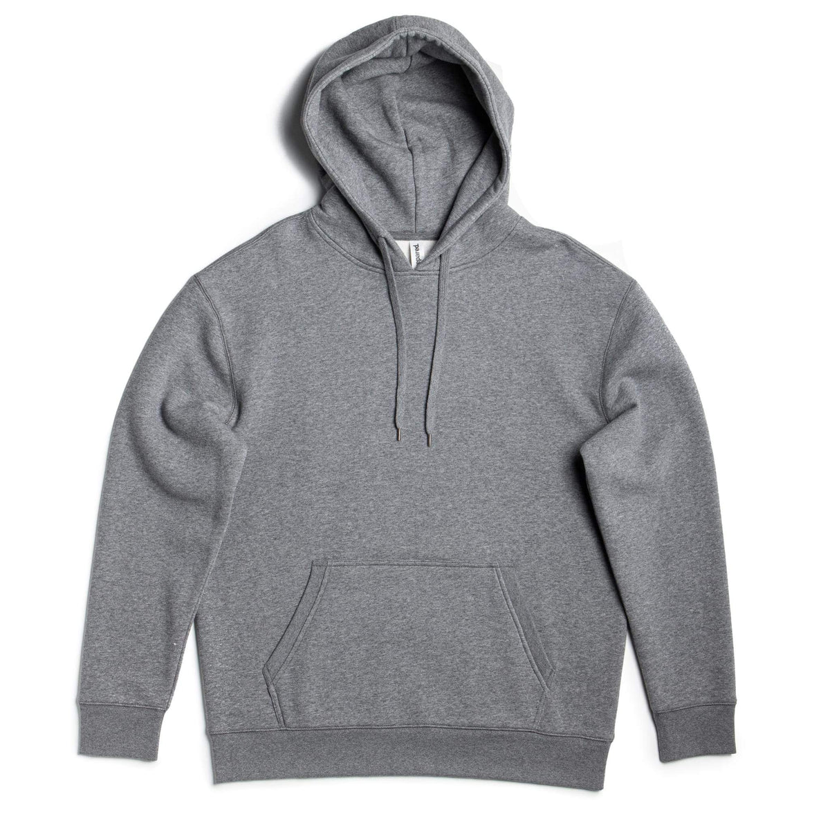 Black heavyweight fleece hoodie by SpectraUSA, XS size, with a cozy, thick fabric and a classic pullover design.