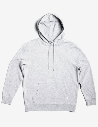 Charcoal Heather fleece hoodie pullover by SpectraUSA, lightweight midweight fleece with a cozy fit, XS size.