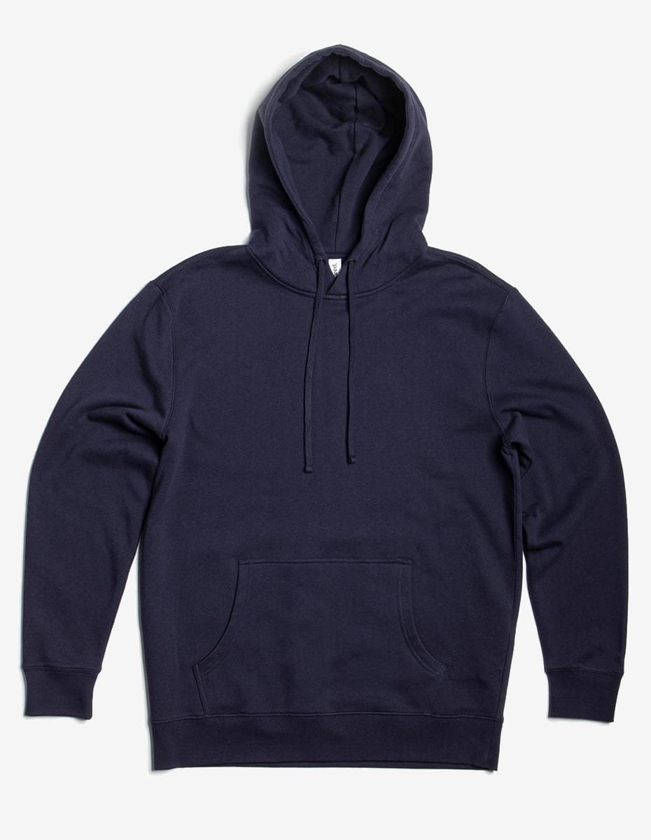Charcoal heather fleece hoodie pullover by SpectraUSA, lightweight midweight fleece with a cozy, casual fit.
