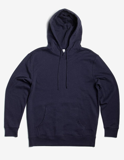 Charcoal heather fleece hoodie pullover by SpectraUSA, lightweight midweight fleece with a cozy, casual fit.
