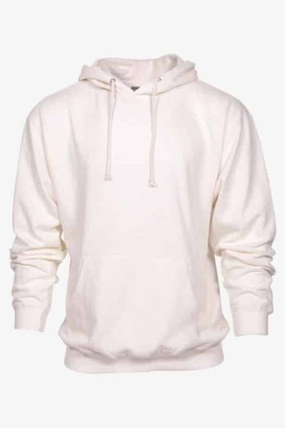 Charcoal heather fleece hoodie pullover by SpectraUSA, midweight sweatshirt with a cozy fit and casual style.
