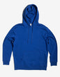 Charcoal heather SpectraUSA fleece hoodie pullover in XS, midweight fleece with a cozy, casual fit and soft texture.