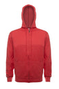 Navy blue SpectraUSA ZIP Hoodie made of French Terry fleece, featuring a zipper front and casual fit.