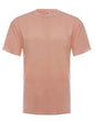 SpectraUSA neon pink garment dye applied to a T-shirt, vibrant color and fabric texture visible in the image.