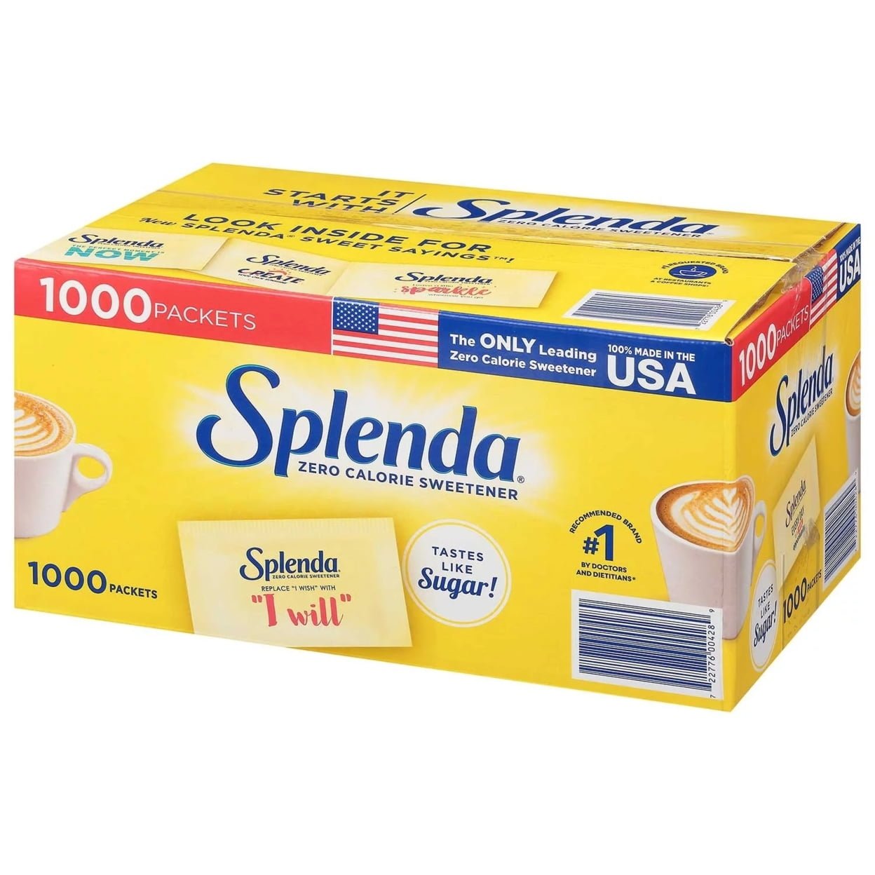 Splenda Zero Calorie Sweetener Packets (1,000 Count) - BACKUPMYFILESNOW