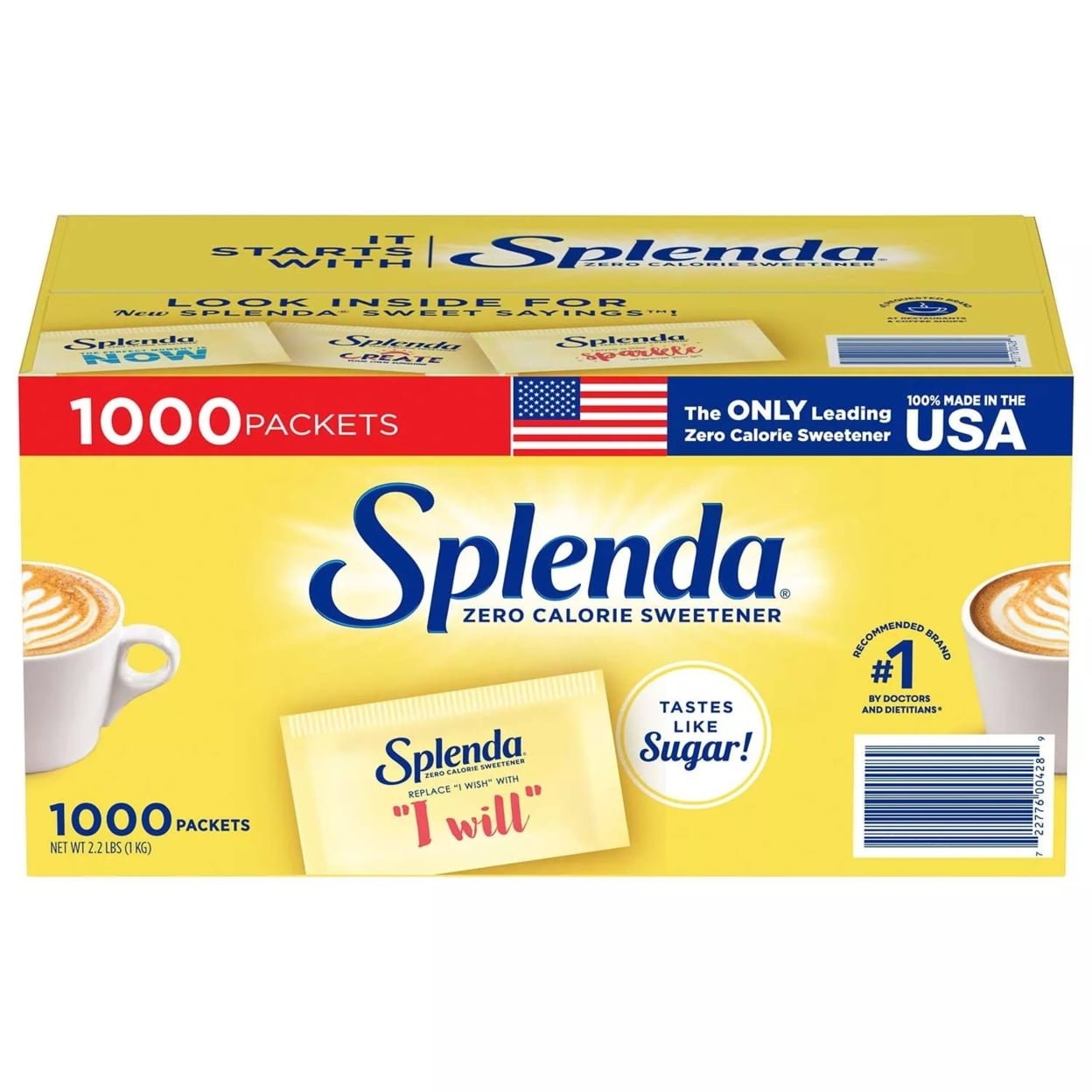 Splenda Zero Calorie Sweetener Packets (1,000 Count) - BACKUPMYFILESNOW