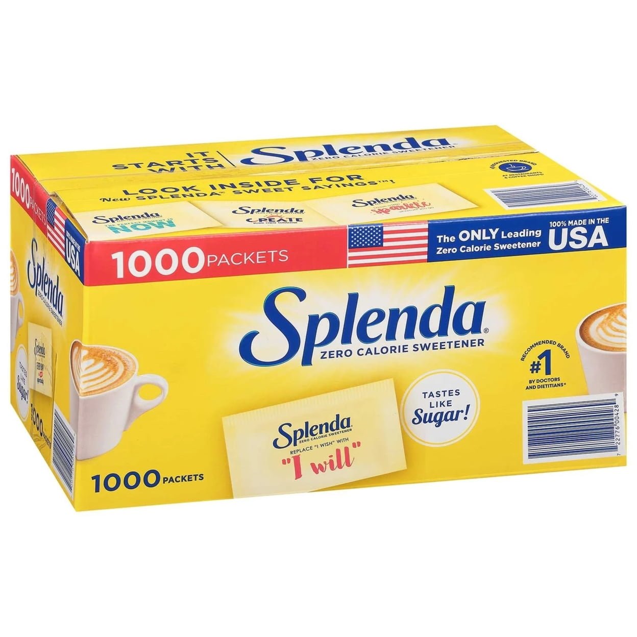 Splenda Zero Calorie Sweetener Packets (1,000 Count) - BACKUPMYFILESNOW