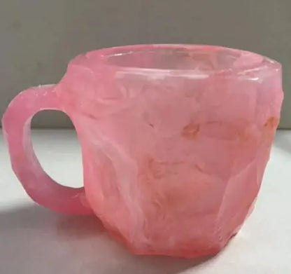 Resin Mineral Crystal Coffee Mugs