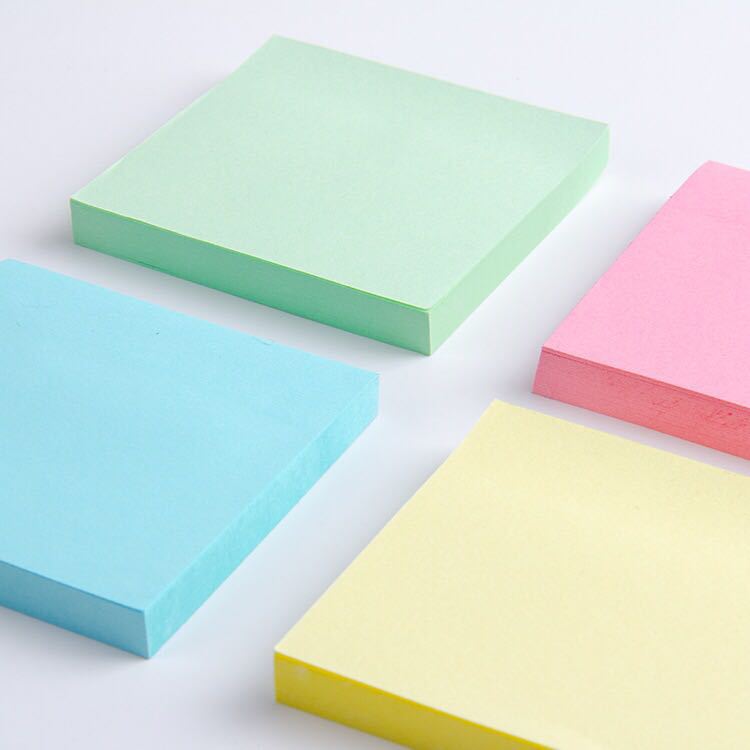Square Colorful Sticky Notes - Cartoon Printed Office Supplies - BACKUPMYFILESNOW.COM®