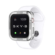 SkyB Dash Protective Jewelry Case for Apple Watch Series 1 2 3 4 5 6 SE Devices - Silver Color for 40mm Apple Watch