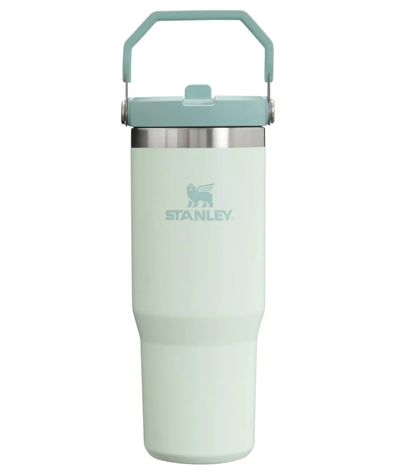 Stanley IceFlow Flip Straw Tumbler with Handle 30 oz | Twist On Lid and Flip Up Straw | Leak Resistant Water Bottle | Insulated Stainless Steel |BPA - Free | Mist - BACKUPMYFILESNOW