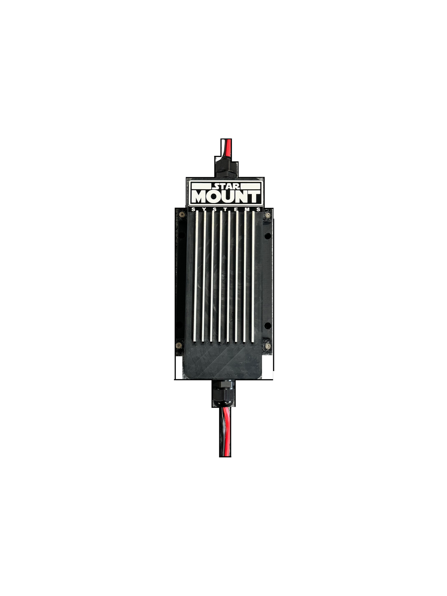 Star-Mount Explorer Pro Bundle for Gen 3 Starlink with 12V conversion, showing mounting and power setup by Star Mount Systems.
