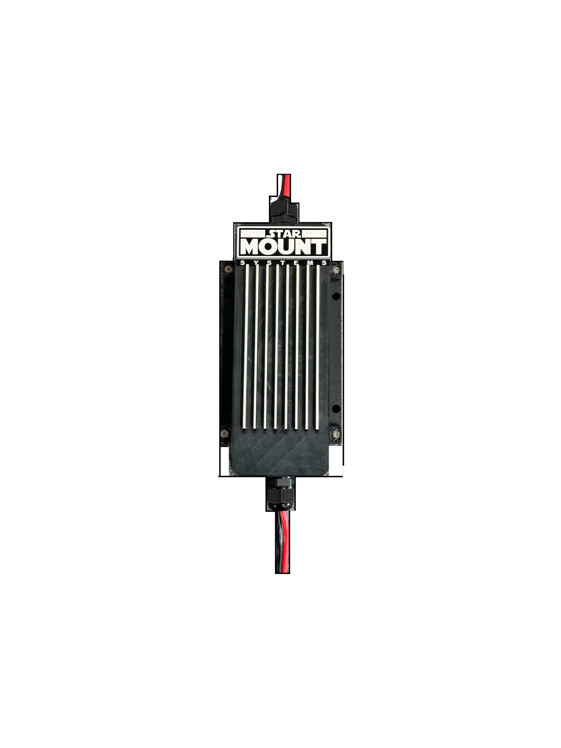 Star-Mount Explorer Pro Bundle for Gen 3 Starlink with 12V conversion, showing mounting and power setup by Star Mount Systems.