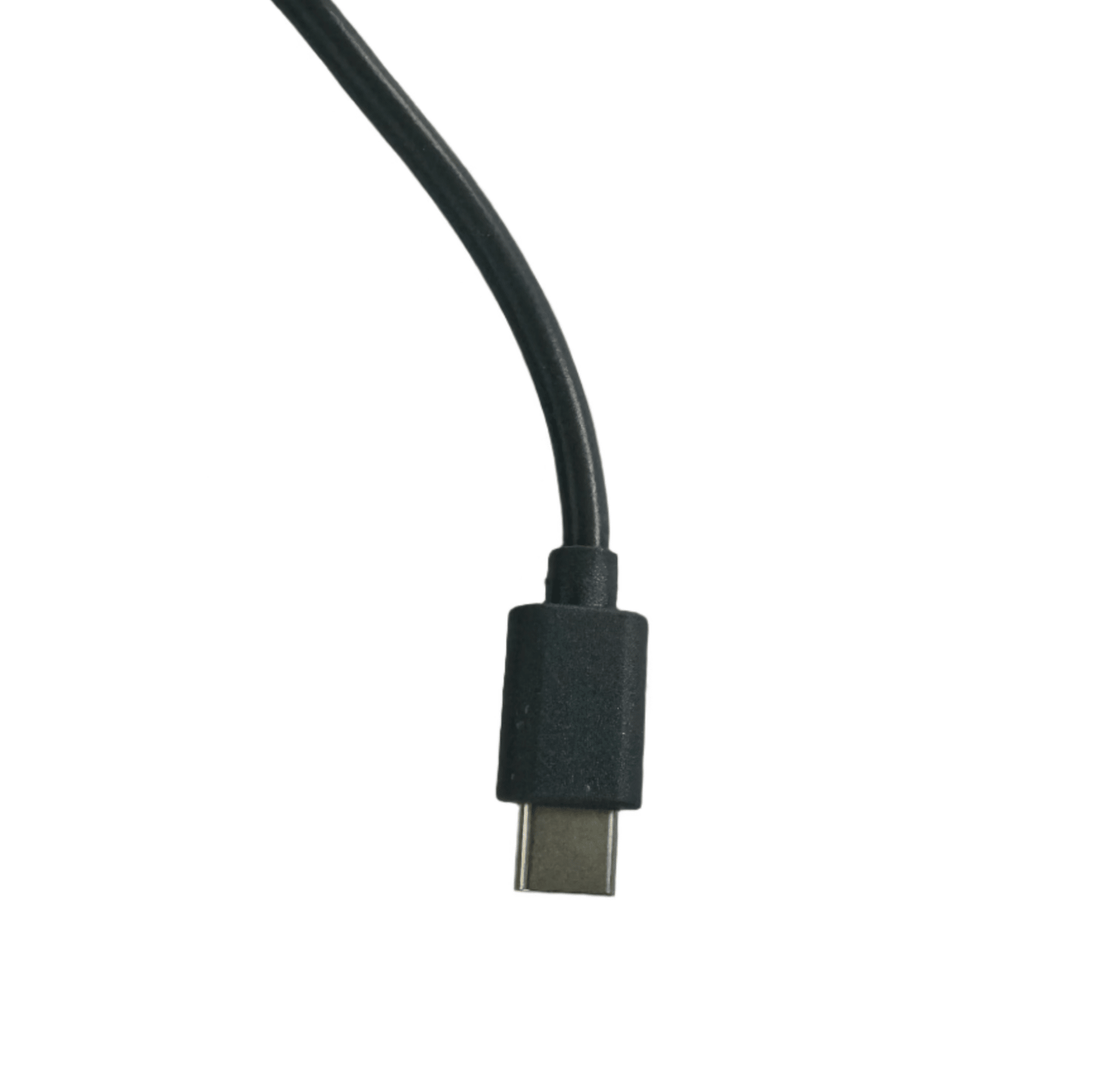 DC power cable for Starlink MINI Dish, USB-C connection, accessory by Star Mount Systems, shown connected to the dish.
