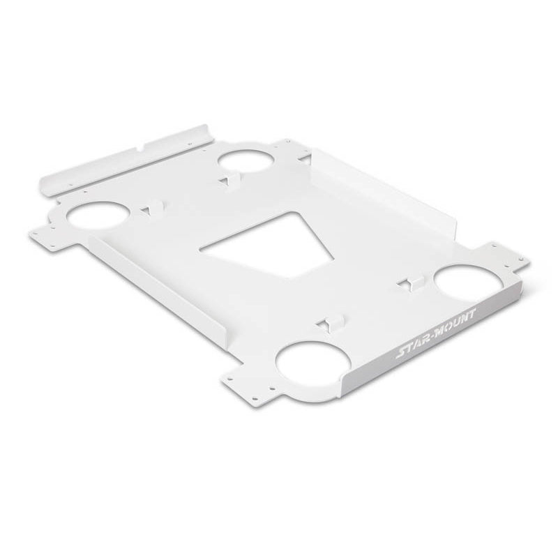 White quick-release mount for Gen 3 Voyager Star-Mount, designed for easy attachment and removal by Star Mount Systems.