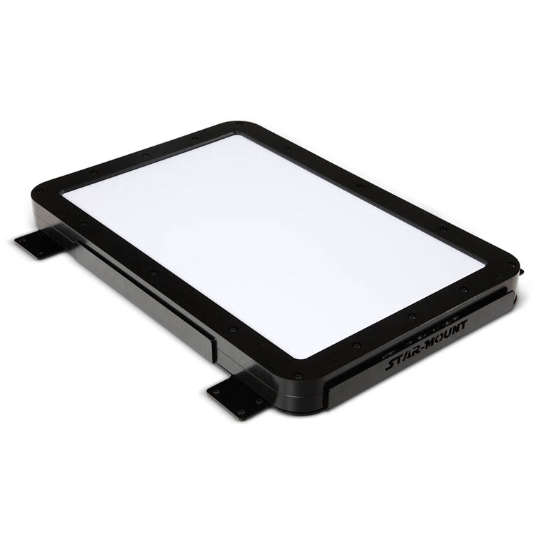 Black Quick-Release Mount for Gen 3 Voyager Star-Mount by Star Mount Systems, showing the top view of the mount's design