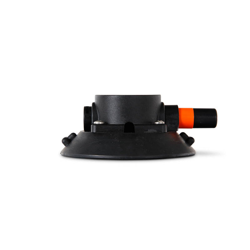 Set of four black suction feet for flat mount vacuum system by Star Mount Systems, designed for secure surface attachment.