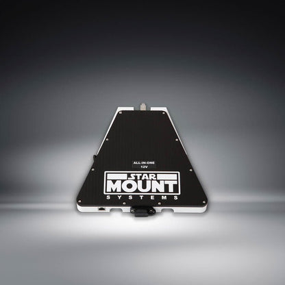 Star-Box 12V DC conversion for Starlink Gen 3 satellite dish by Star Mount Systems, without mount, shown in image.