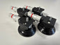Set of four Star Mount Systems suction feet for MINI Star-Mount vacuum products, designed for secure mounting and stability.