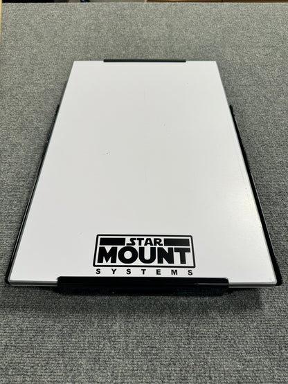 Black Star Mount Explorer mount for Gen 3 Starlink by Star Mount Systems, designed for secure satellite dish installation.