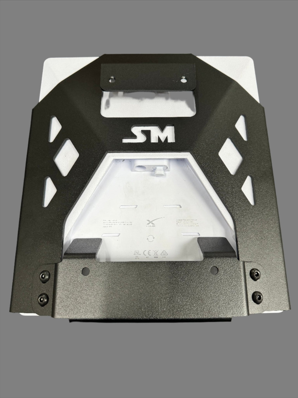 Black Star-Mount MINI Explorer Mount by Star Mount Systems, compact mount for versatile attachment and secure mounting solutions.