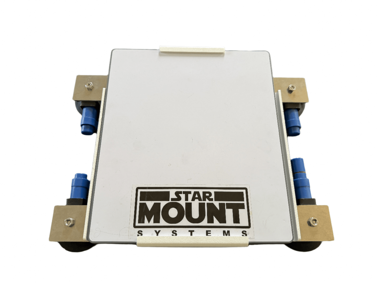 Black Star Mount Systems Star-Mount MINI Explorer PRO mount for cameras and accessories, shown on a flat surface.