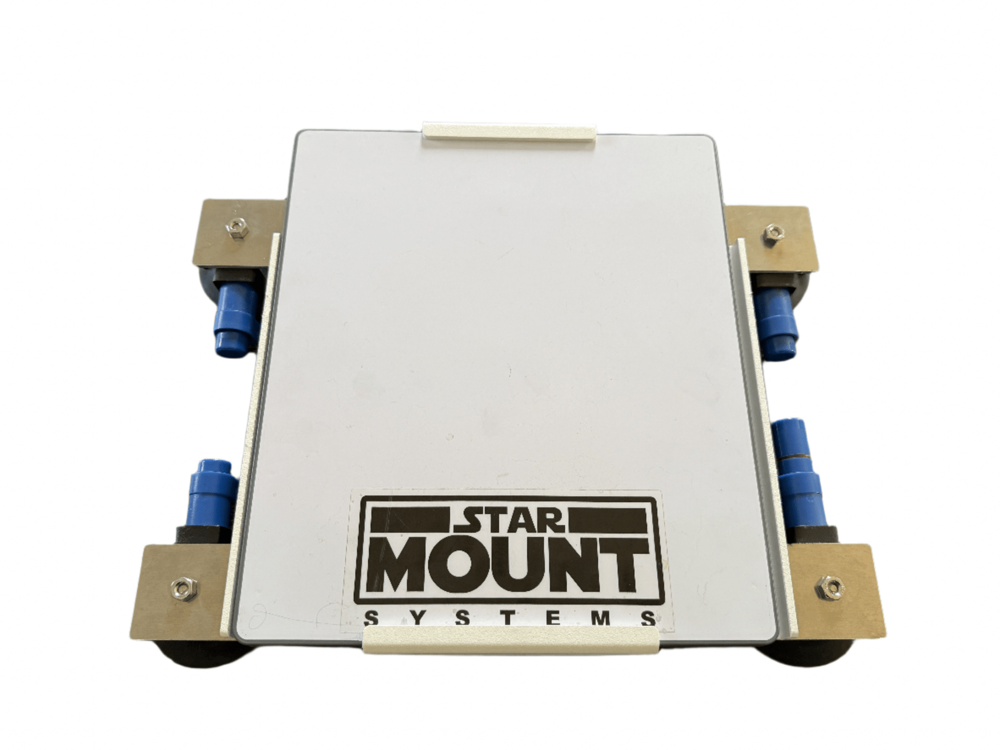 Black Star Mount Systems Star-Mount MINI Explorer PRO mount for cameras and accessories, shown on a flat surface.